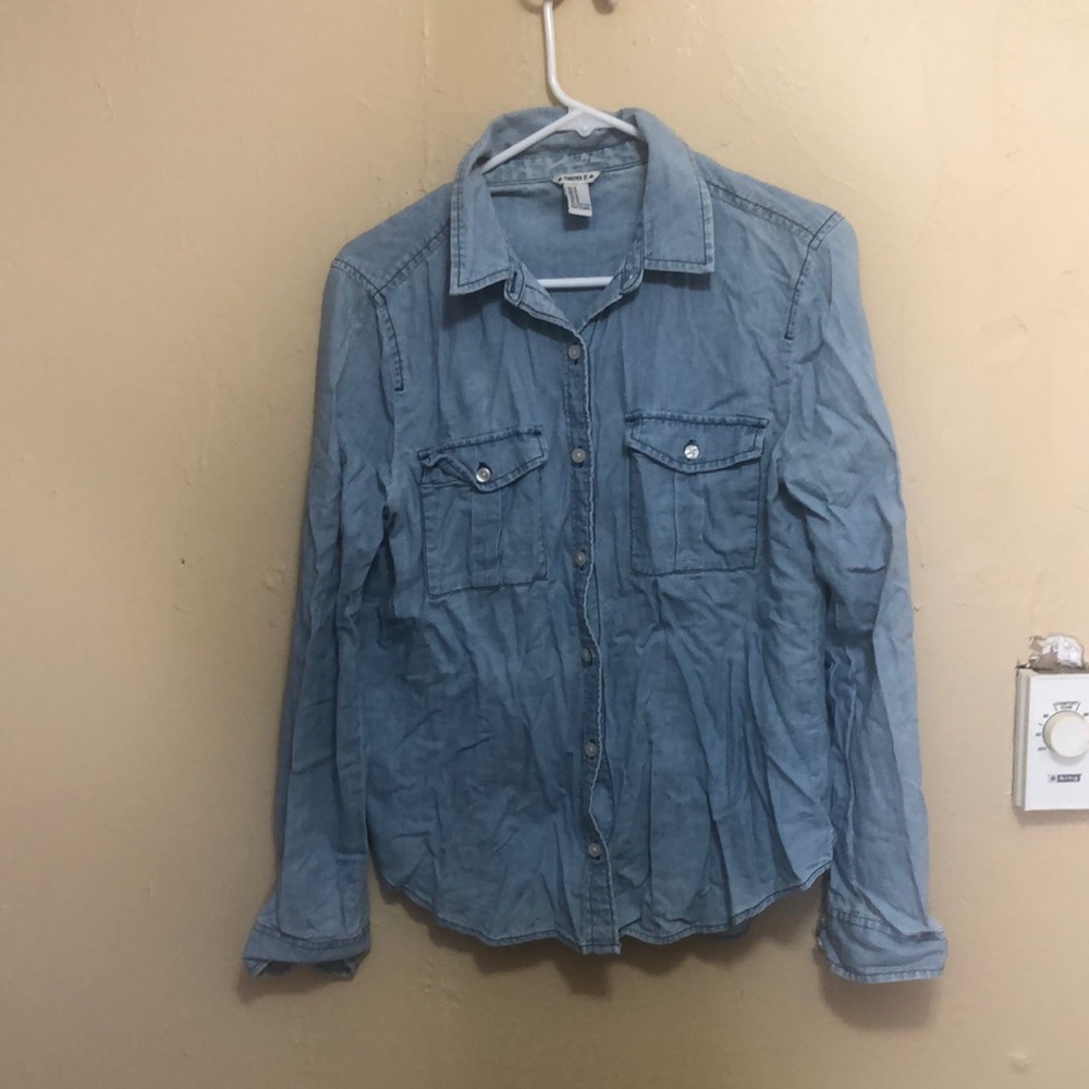 Forever 21 Denim Button Down